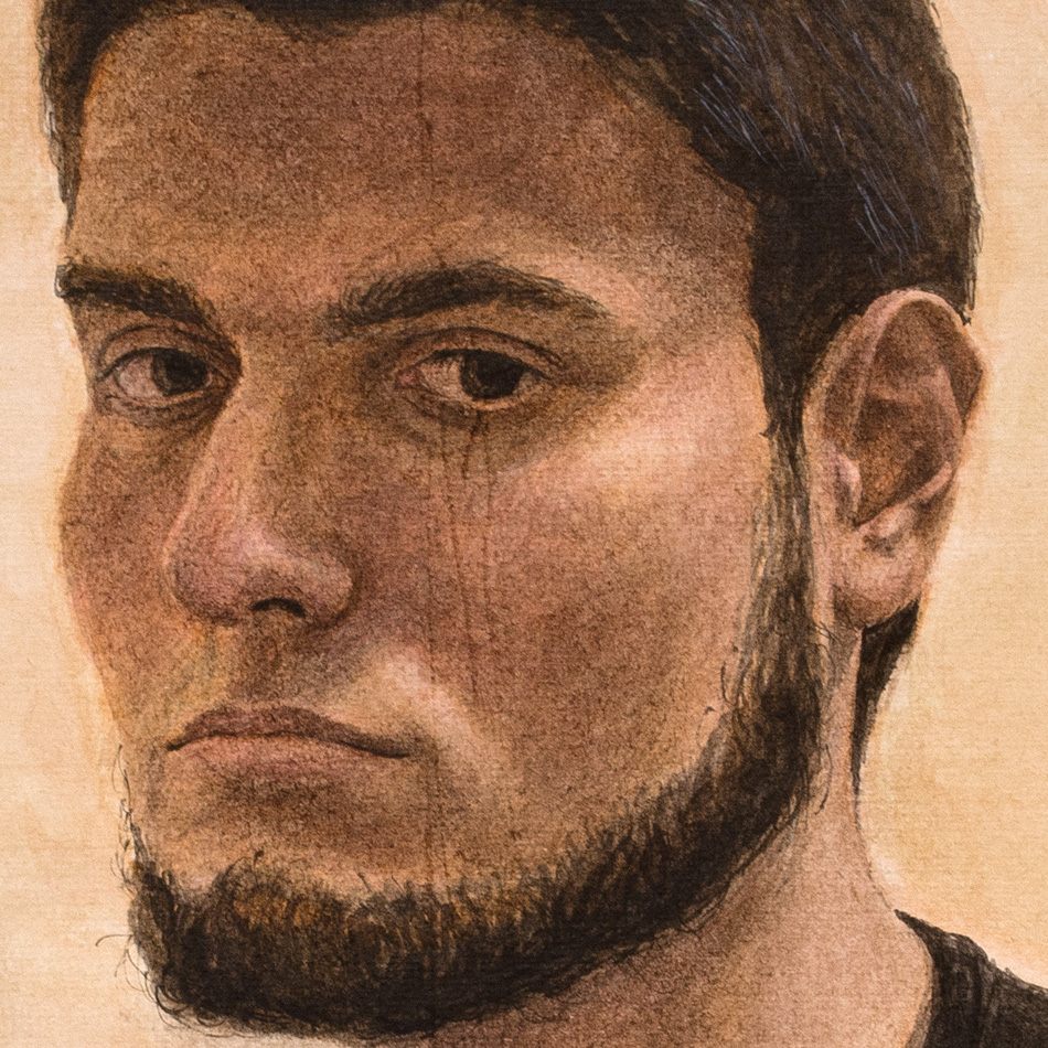 Autorretrato, detalle